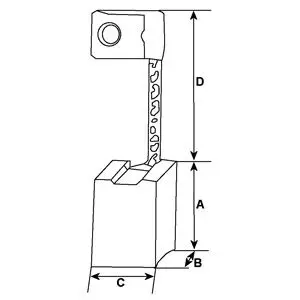 Handler.Part Holder, carbon brushes HC-Cargo 333287 2