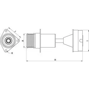 Handler.Part Pulley, alternator HC-Cargo 333428 2