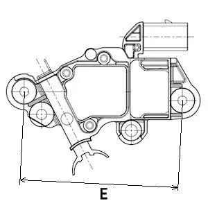 Handler.Part Alternator regulator HC-Cargo 333714 4