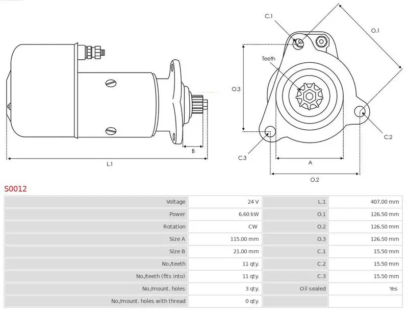 Handler.Part Starter AS-PL S0012 5