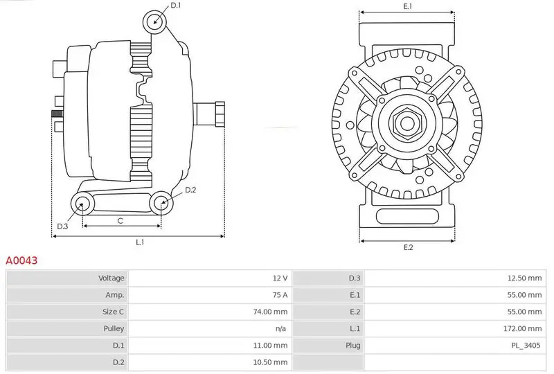 Handler.Part Alternator AS-PL A0043 5