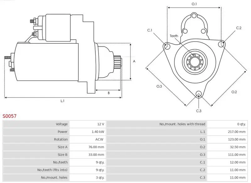 Handler.Part Starter AS-PL S0057 5