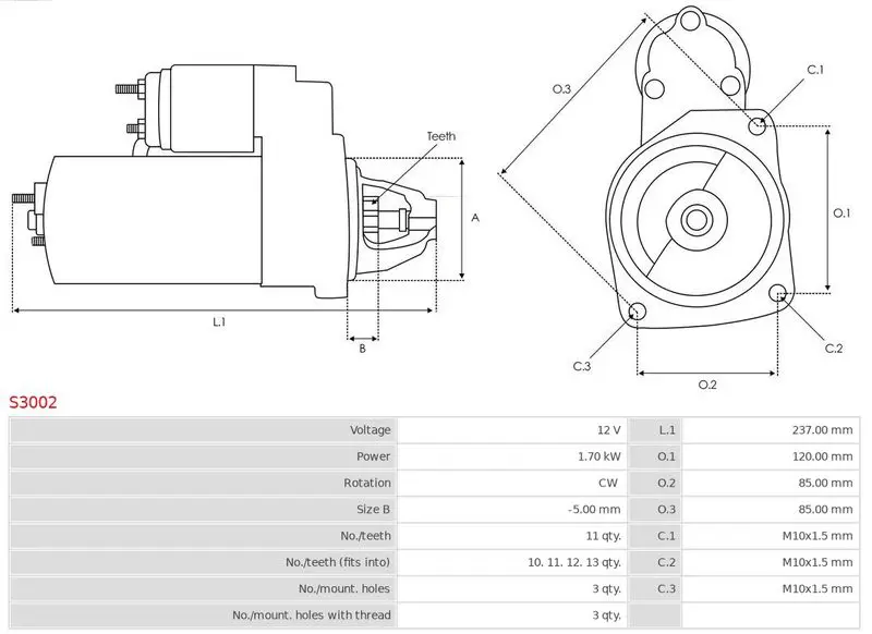 Handler.Part Starter AS-PL S3002 5