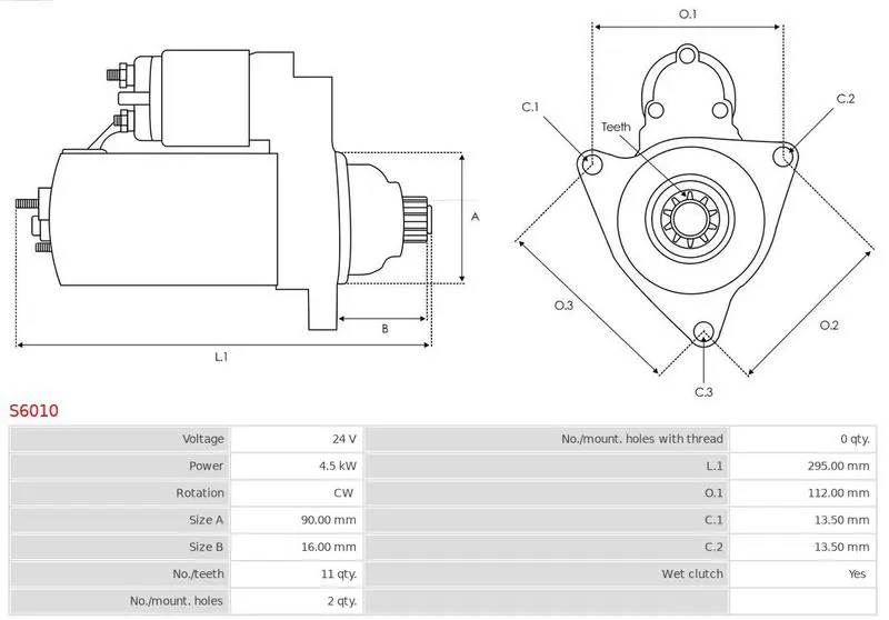 Handler.Part Starter AS-PL S6010 5