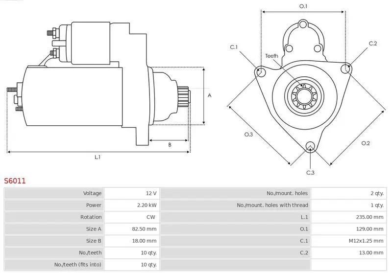 Handler.Part Starter AS-PL S6011 5