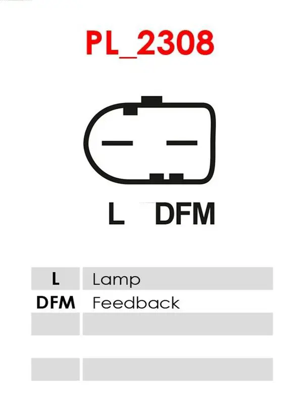 Handler.Part Alternator regulator AS-PL ARE0058 4