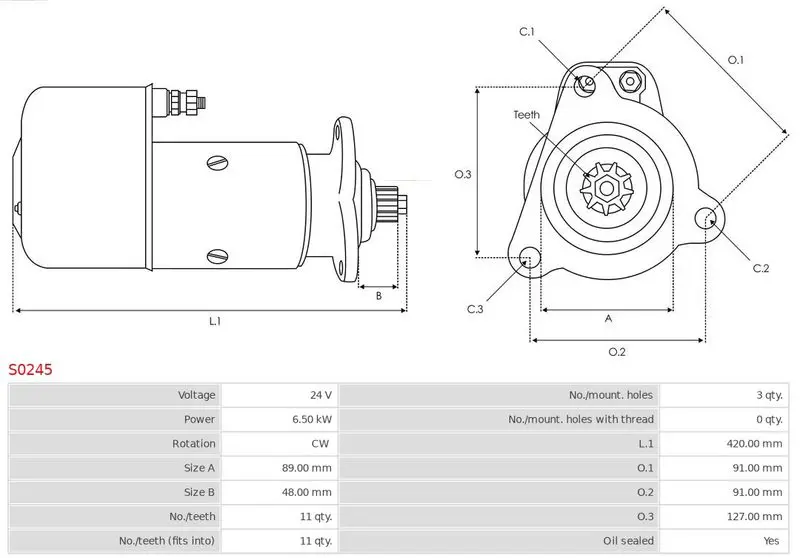 Handler.Part Starter AS-PL S0245 5