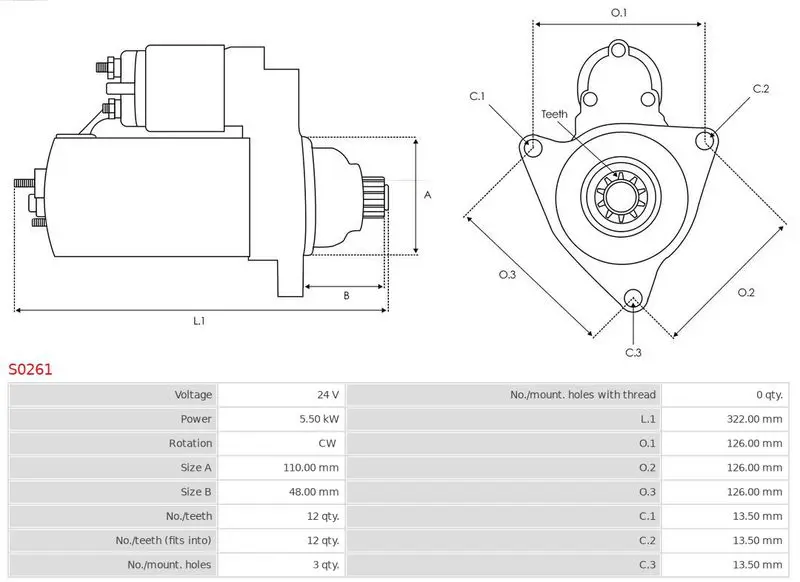 Handler.Part Starter AS-PL S0261 5