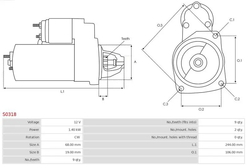 Handler.Part Starter AS-PL S0318 5