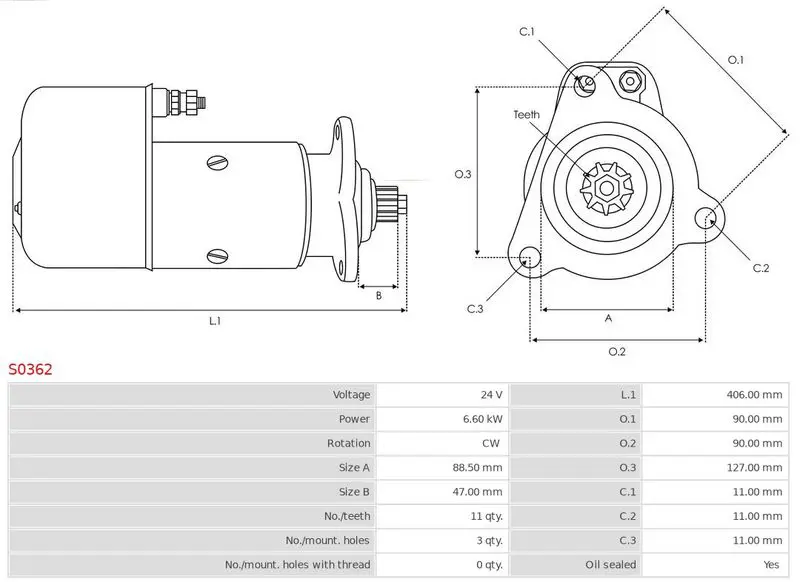 Handler.Part Starter AS-PL S0362 5