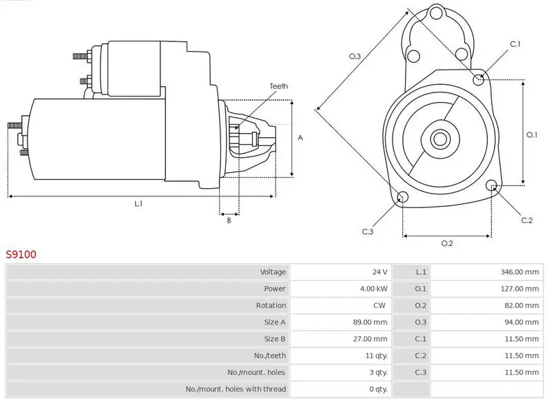 Handler.Part Starter AS-PL S9100 5