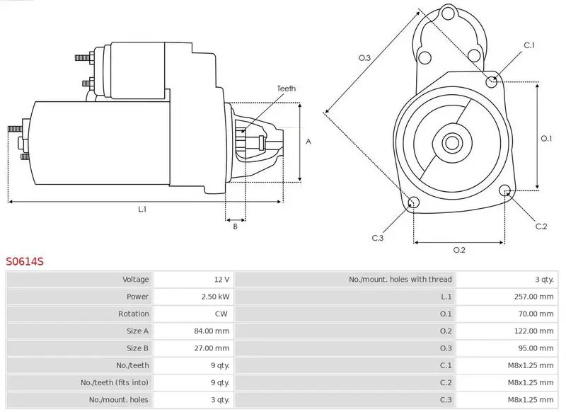 Handler.Part Starter AS-PL S0614S 5