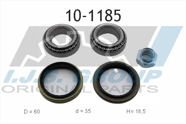 Handler.Part Wheel bearing kit IJS GROUP 101185 1