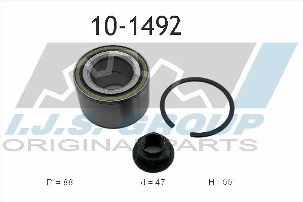 Handler.Part Wheel bearing kit IJS GROUP 101492 1