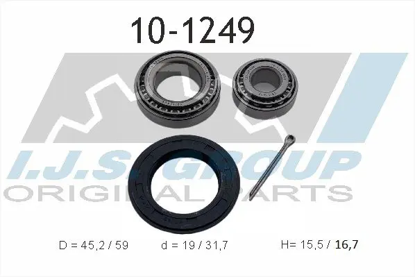 Handler.Part Wheel bearing kit IJS GROUP 101249 1