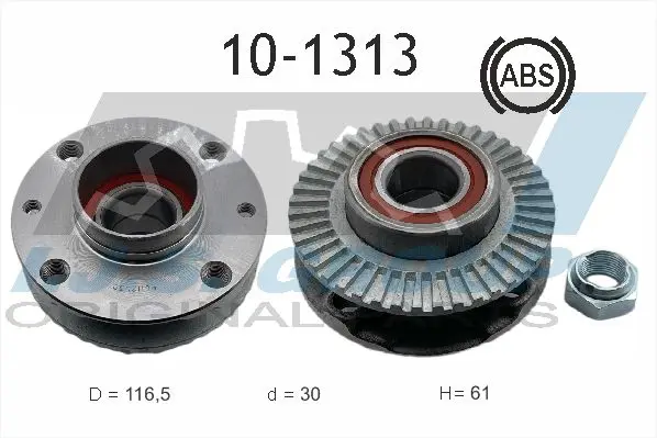 Handler.Part Wheel bearing kit IJS GROUP 101313 1