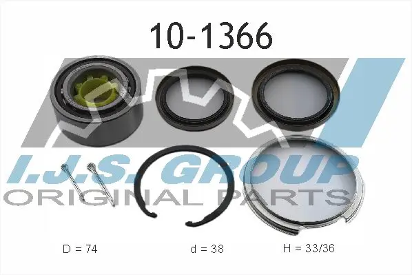 Handler.Part Wheel bearing kit IJS GROUP 101366 1