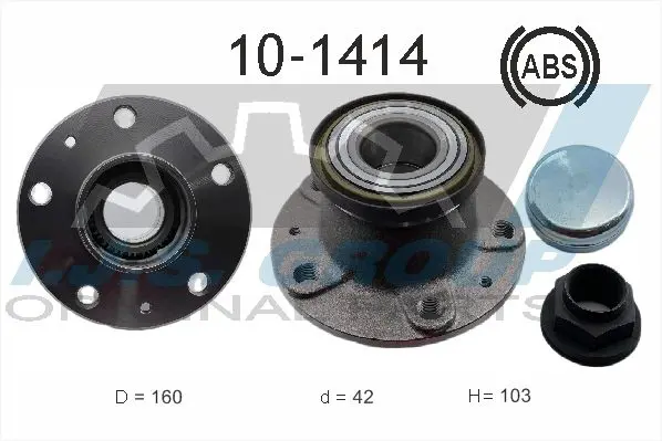 Handler.Part Wheel bearing kit IJS GROUP 101414 1