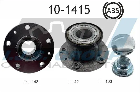 Handler.Part Wheel bearing kit IJS GROUP 101415 1