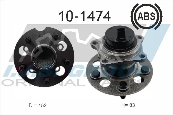 Handler.Part Wheel bearing kit IJS GROUP 101474 1