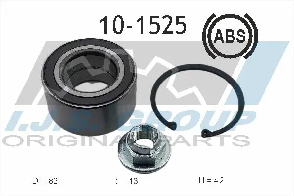 Handler.Part Wheel bearing kit IJS GROUP 101525 1