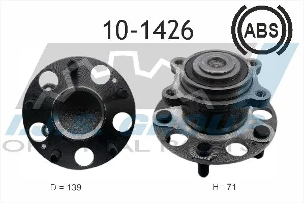 Handler.Part Wheel bearing kit IJS GROUP 101426 1