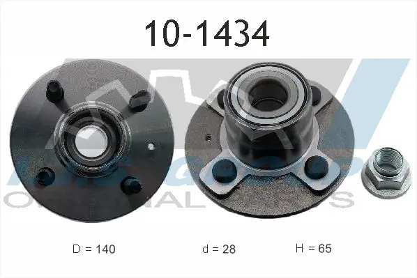 Handler.Part Wheel bearing kit IJS GROUP 101434 1