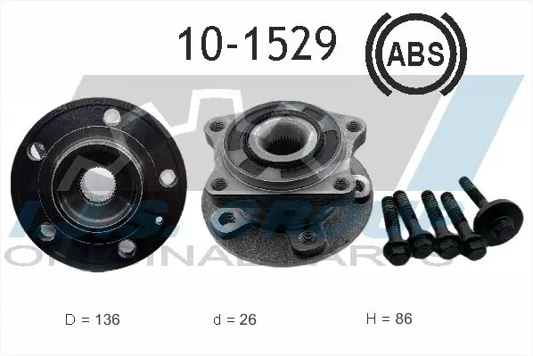 Handler.Part Wheel bearing kit IJS GROUP 101529 1