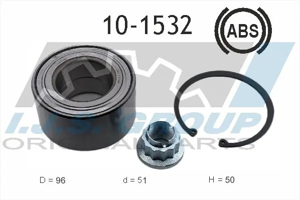 Handler.Part Wheel bearing kit IJS GROUP 101532 1