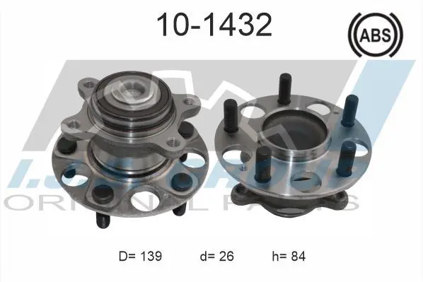 Handler.Part Wheel bearing kit IJS GROUP 101432 1