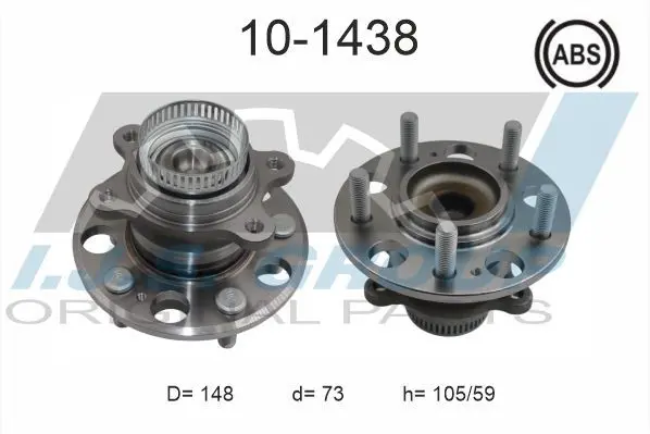 Handler.Part Wheel bearing kit IJS GROUP 101438 1