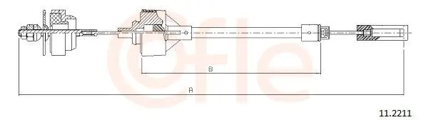 Handler.Part Clutch cable COFLE 112211 1