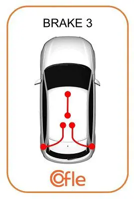 Handler.Part Cable, parking brake COFLE 4618 2