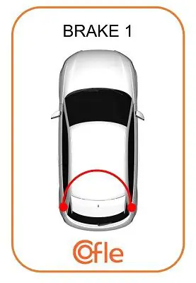 Handler.Part Cable, parking brake COFLE 19011 2