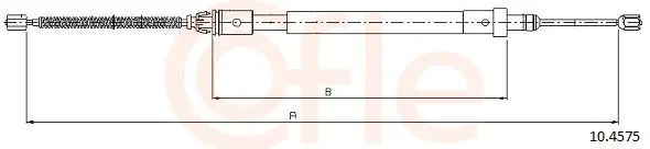 Handler.Part Cable, parking brake COFLE 104575 1