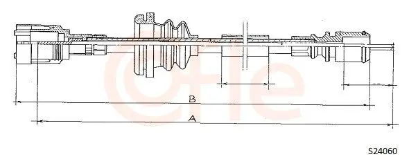 Handler.Part Tacho shaft COFLE S24060 1