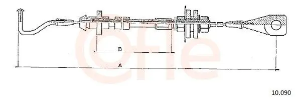 Handler.Part Accelerator cable COFLE 10090 1