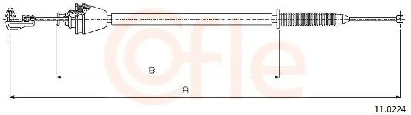 Handler.Part Accelerator cable COFLE 110224 1