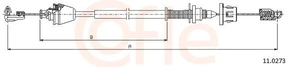 Handler.Part Accelerator cable COFLE 110273 1