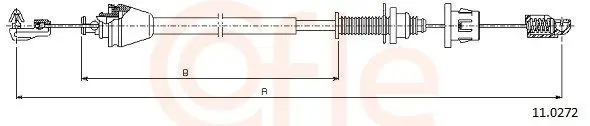 Handler.Part Accelerator cable COFLE 110272 1