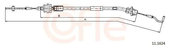 Handler.Part Accelerator cable COFLE 111624 1