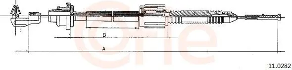 Handler.Part Accelerator cable COFLE 110282 1