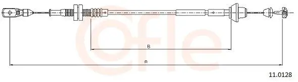 Handler.Part Accelerator cable COFLE 110128 1