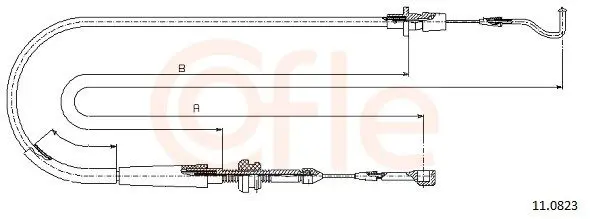 Handler.Part Accelerator cable COFLE 110823 1