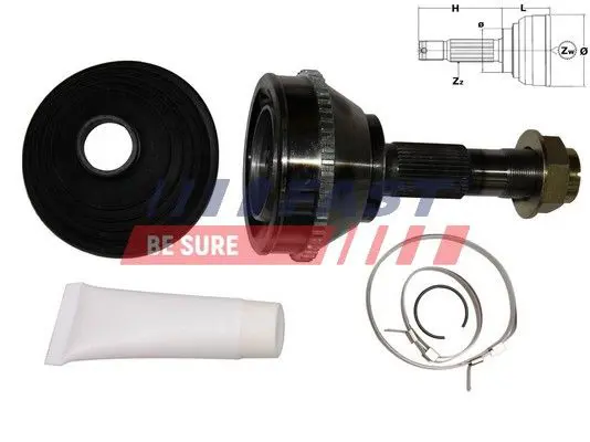 Handler.Part Joint kit, drive shaft FAST FT25026K 1