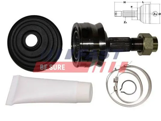 Handler.Part Joint kit, drive shaft FAST FT25005K 1