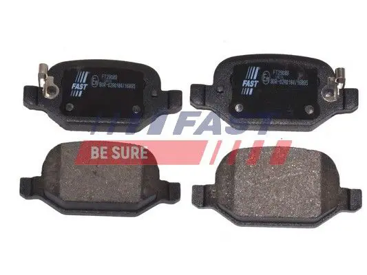 Handler.Part Brake pad set, disc brake FAST FT29089 2