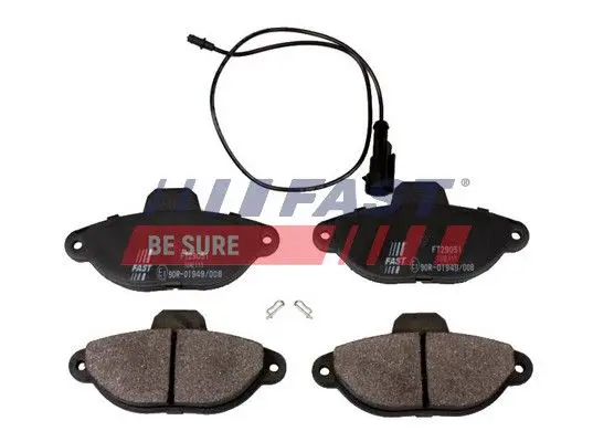 Handler.Part Brake pad set, disc brake FAST FT29051 2