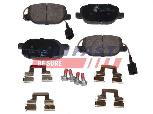 Handler.Part Brake pad set, disc brake FAST FT29163 2