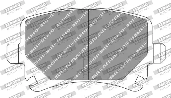 Handler.Part Brake pad set, disc brake FERODO FCP1636H 1